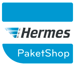 Hermes-Paket wird am Schalter im Paketshop übergeben